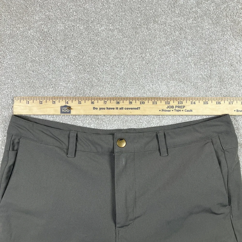 Cuts AO Slim Fit Pants Mens 33x32 (33x29.5) Brown Gray Performance Athleisure